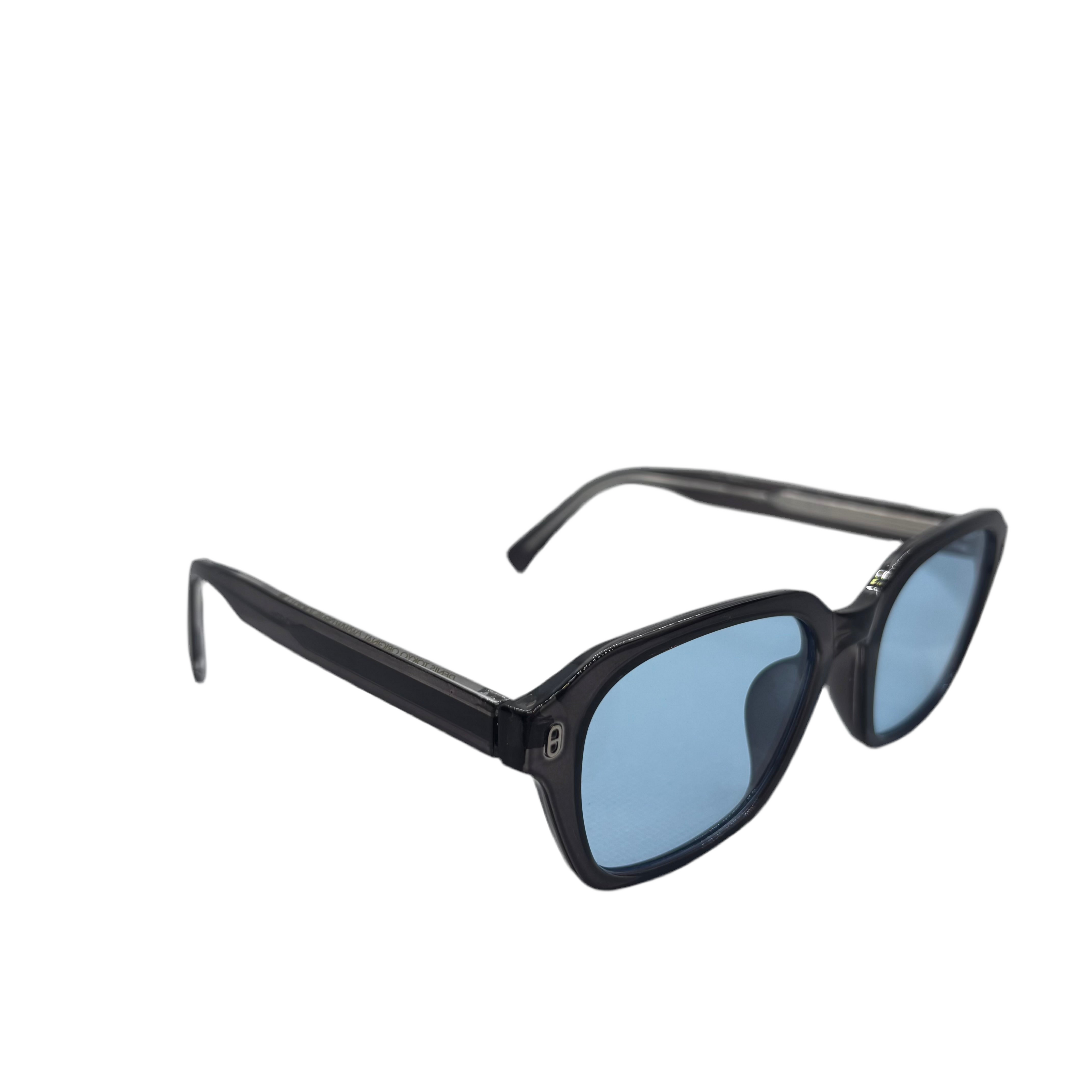 デニスサングラス BLACK CLEAR FRAME