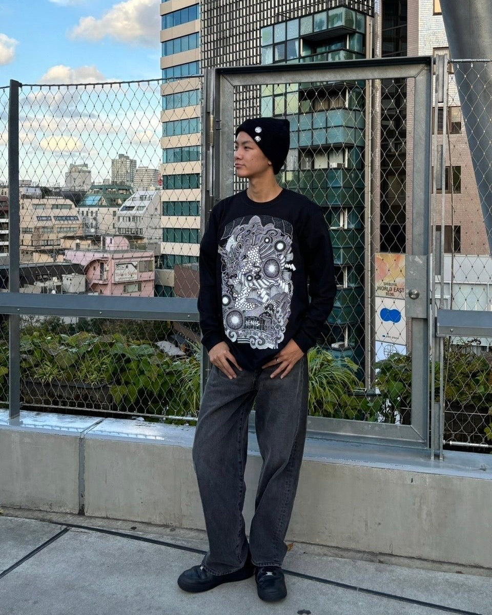 Tsukasa Ishii × DENIS TOKYO LONG SLEEVE TEE