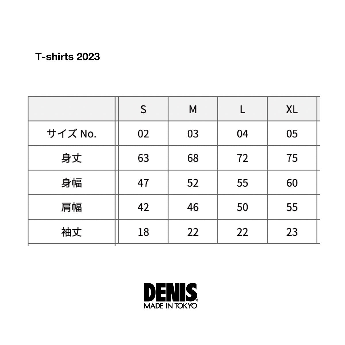 Tシャツ 丸ロゴ　DENIS 2023